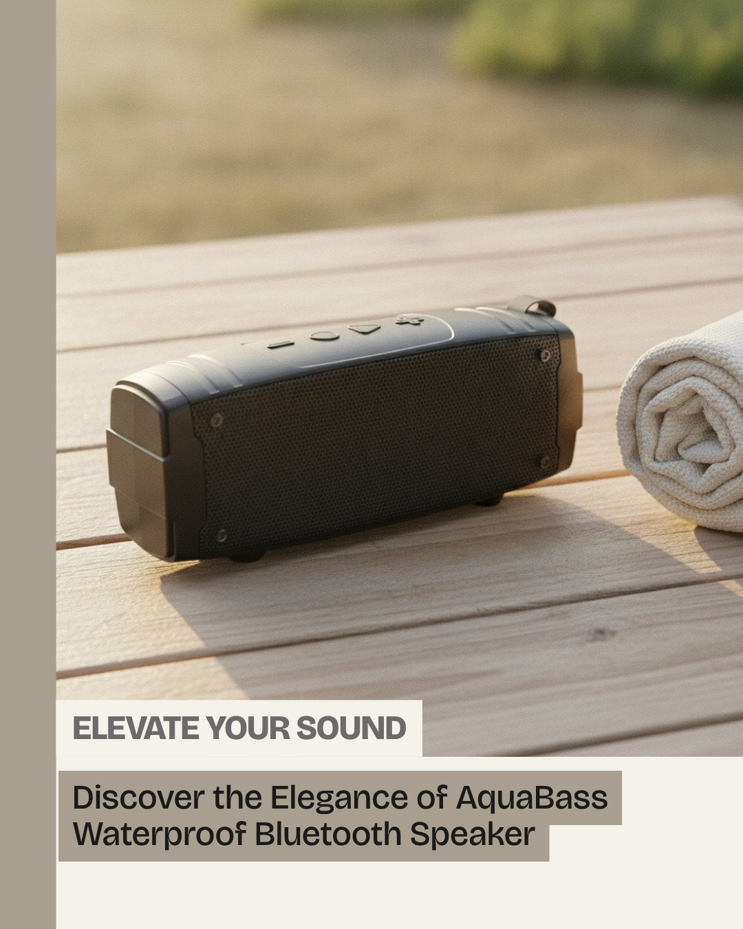 Waterproof Wireless Bluetooth Speaker