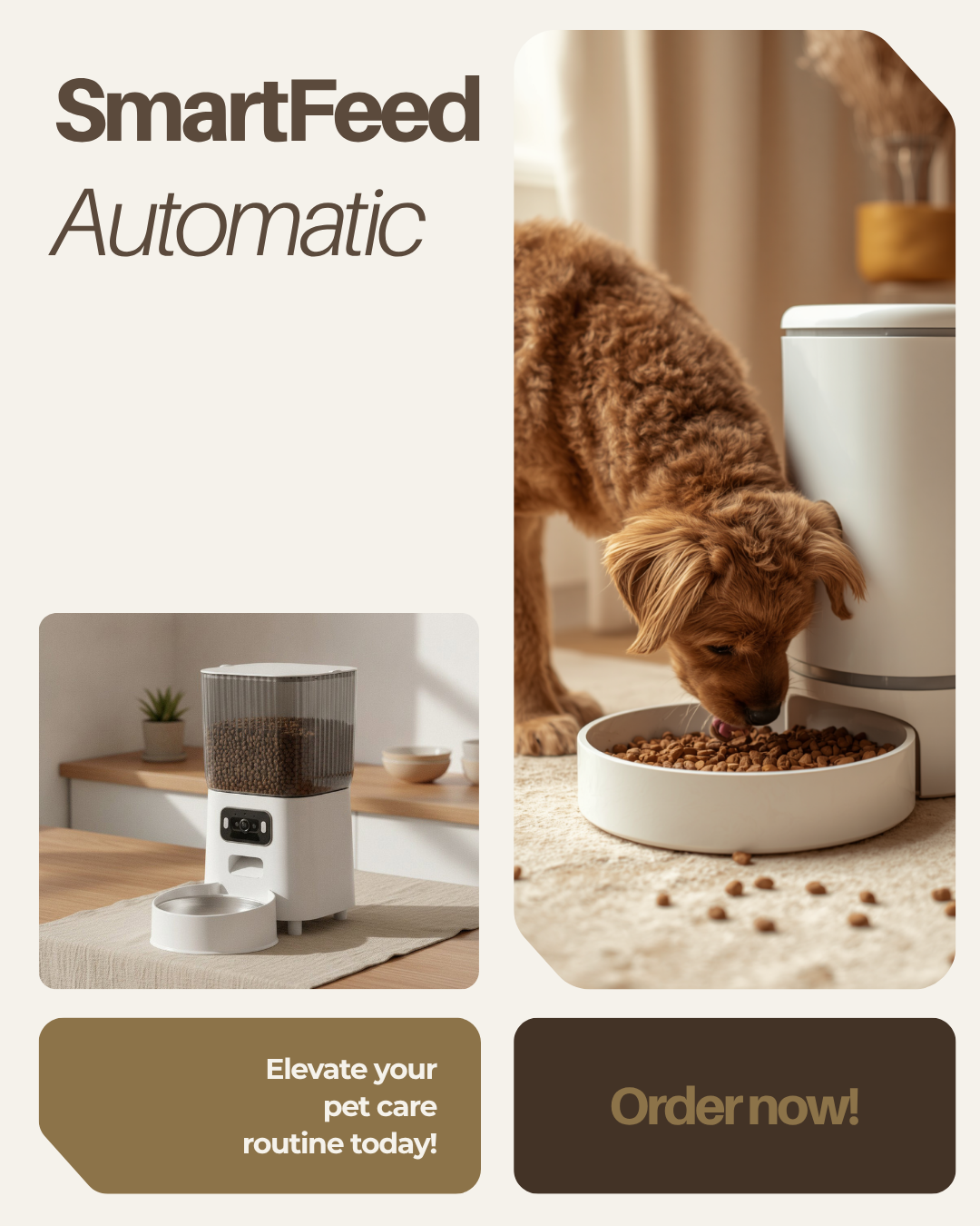 SmartFeed XL — 5L Automatic Pet Feeder