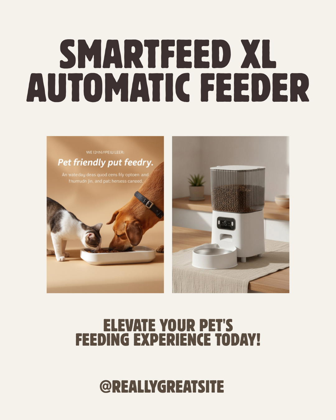 SmartFeed XL — 5L Automatic Pet Feeder