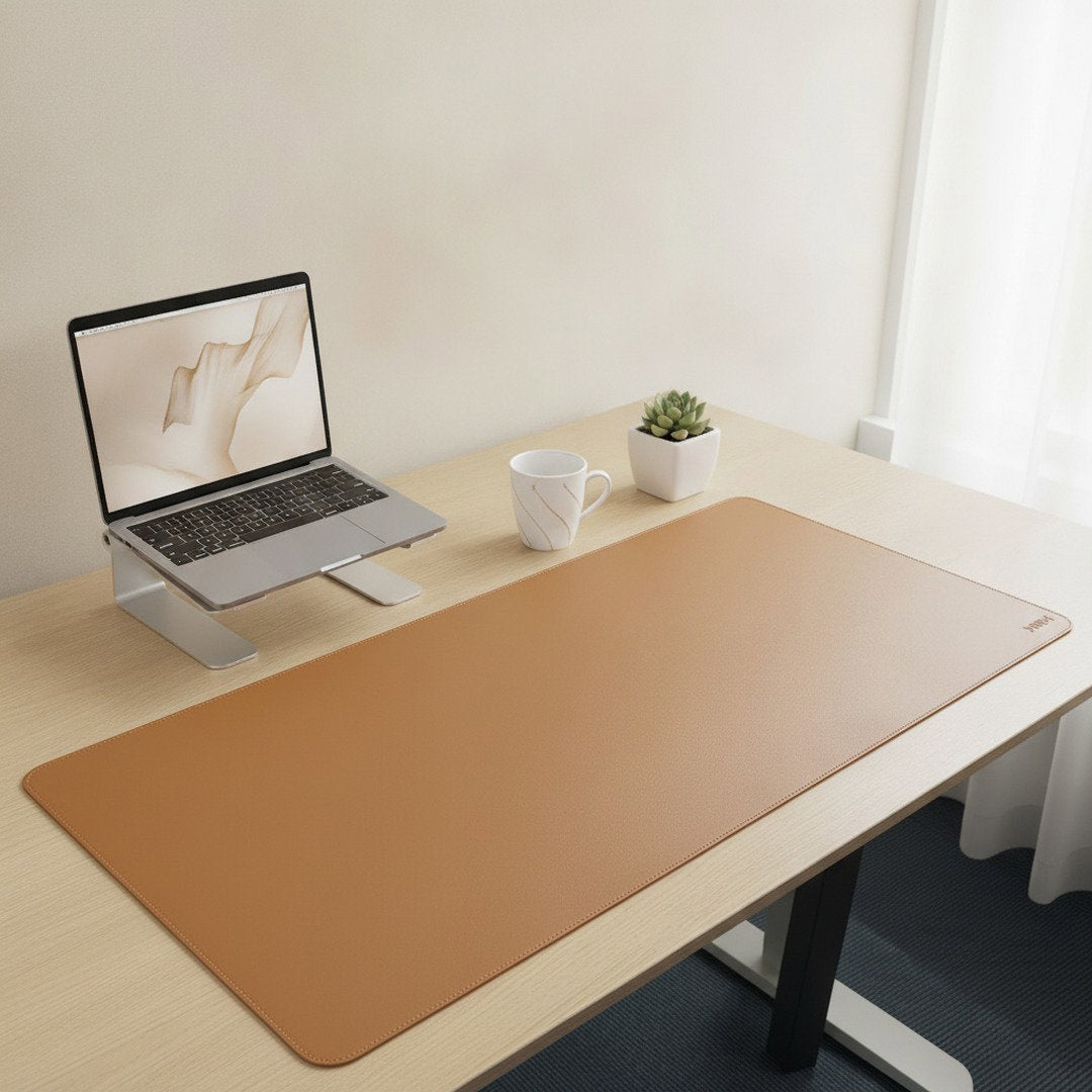 Premium Cork & PU Leather Desk Mat