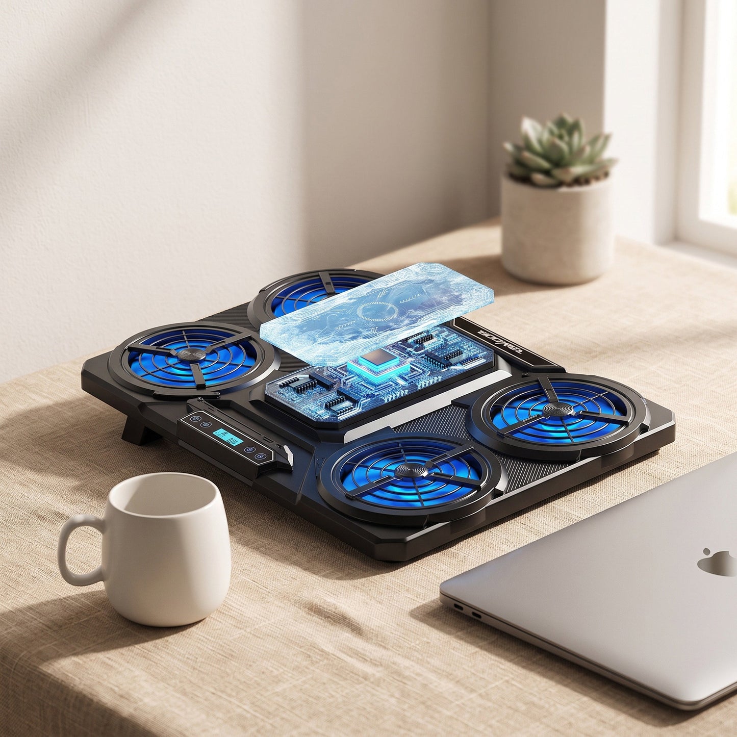 CoolMaster Pro — 4-Core Laptop Cooling Pad