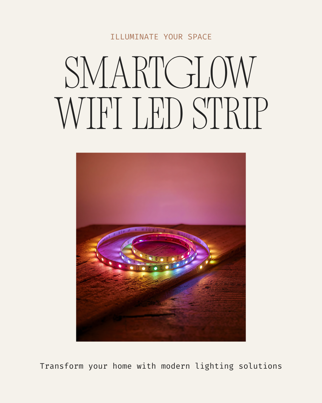 WiFi Voice Control LED Light Bar